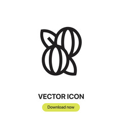 shea-butter icon vector. Linear style sign for mobile concept and web design. shea-butter symbol illustration. Pixel vector graphics - Vector.	