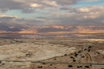 sunset at Arava desert