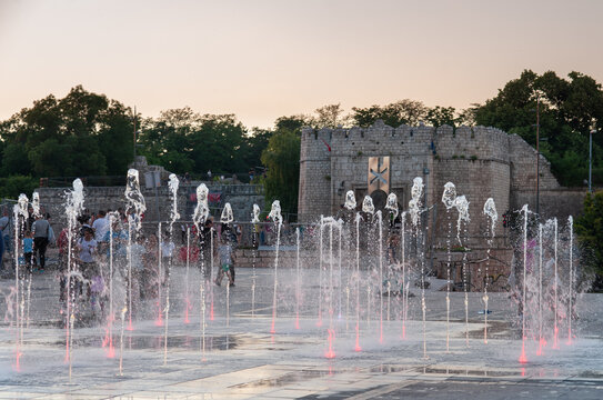 Fountain in the city of Nis, Serbia
