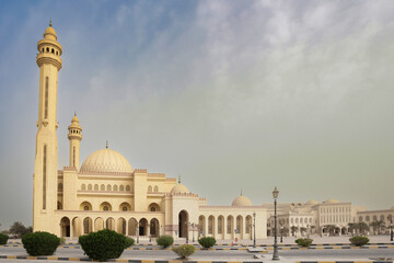 Fototapeta na wymiar Al Fateh Grand Mosque in Manama - Bahrain