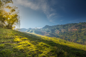 landscape in the mountains