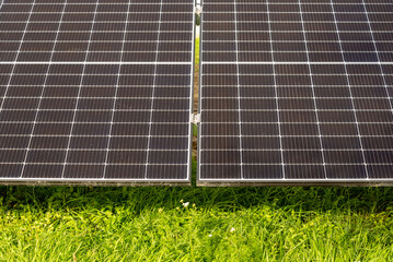 Green energy with solar panels - 561341254