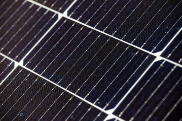 High efficiency solar cells close up - 561341295