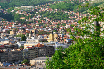 Fototapeta na wymiar Sarajevo, Bosnia, and Herzegovina - cityscape 