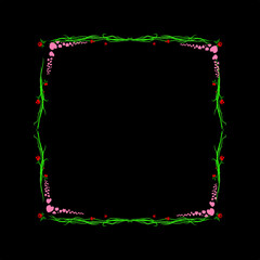 Frame photos or template about love 