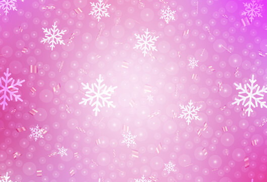 Light Pink vector template in carnival style. © smaria2015