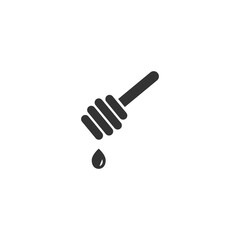 Honey dipper icon. 