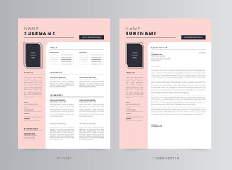 Resume Template, Professional Modern Resume Template, CV Template