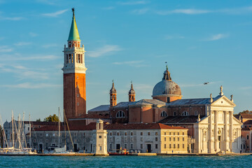 Fototapeta na wymiar Architecture of San Giorgio Maggiore island in Venice, Italy