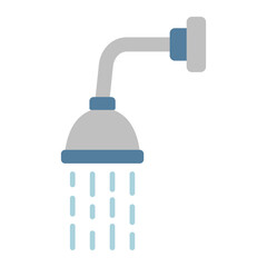Fototapeta premium Shower Head Flat Icon
