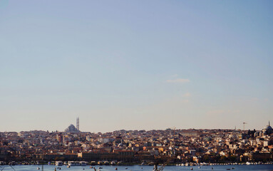 Panorama of the city of Istanbul, Turkey