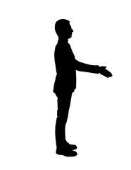 silhouette of a person with a gun