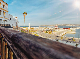 view of the city Tangier Morocco 