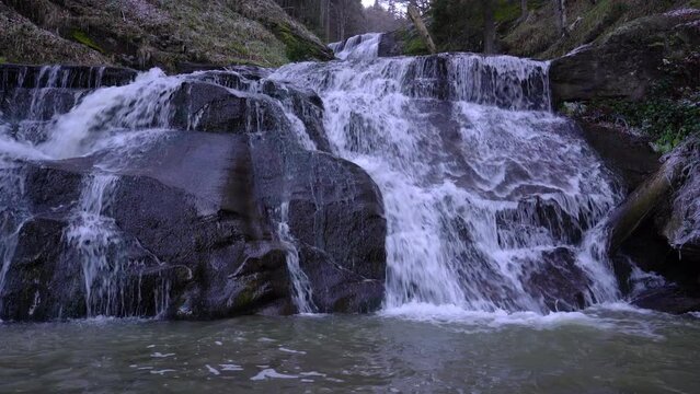 Waterfalls Kozica, Vranica Mountain, Bosnia And Herzegovina - (4K)