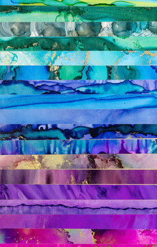 background of blue, purple and green abstract art