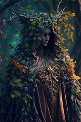 Forest druid (AI assisted)