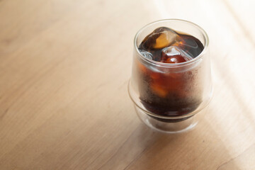 氷の入ったアイスコーヒー