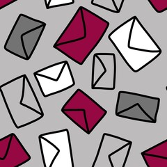 Festive cartoon geometric season letters pattern for wrapping paper and fabrics and linens and kids clothes print