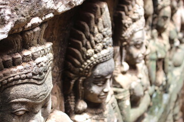Fototapeta premium angkor wat temple cambodia phnom penh siem reap