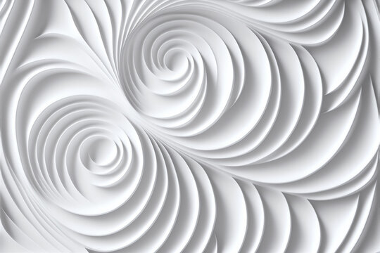 White abstract patterned background, created by a neural network, Generative AI technology