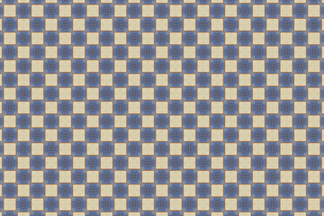 Fototapeta premium Seamless Unique Textile Geometry Shape Monochrome Fabric Line Sketch Design Geometric Decorative Graphic Art Arabic Tile Texture Background Wallpaper Pattern