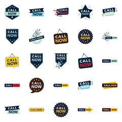 25 Versatile Typographic Banners for promoting calls in different contexts