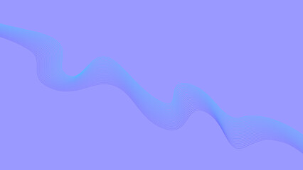 Purple Background turquoise Blue wave lines Pastel Blue waves.  Abstract digital wave Flow. Line Vector illustration for tech futuristic innovation concept modern Background Graphic design Lilac color