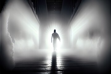 Walking Into the Light. Generative AI.