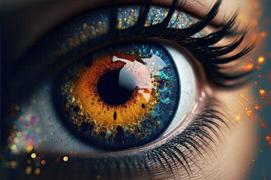 Close-Up Of Human Eye