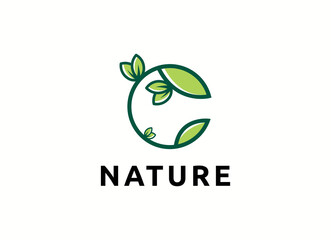 Abstract nature logo icon vector design. Healthy eco food, ecology, spa, business, diet , yoga, Environment day vector logo. Editable Design. Fitness, sport web icon.