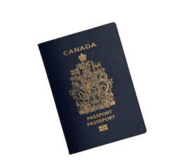 Canadian Passport isolated cutout