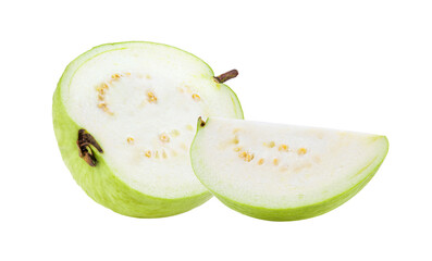 slice of guava fruit on transparent png