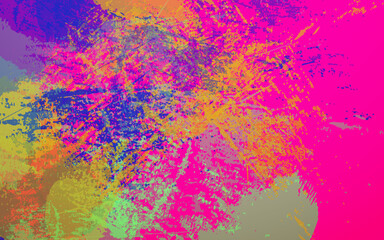 Obraz premium Abstract grunge texture multicolor background vector