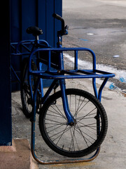 old bicycle on a street