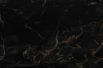 Black marble surface as background, closeup view