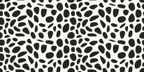 Leopard pattern for seamless surfaces. Seamless pattern for print and surface decoration. Pattern of angular fragments.
