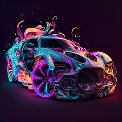abstract background car