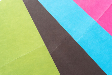 Fototapeta na wymiar paper cards arranged in striped pattern
