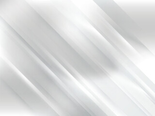Abstract modern shape white and gray gradient geometric stripes diagonal background. 