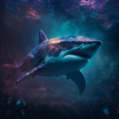 Fototapeta premium shark in the sea