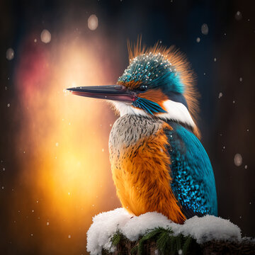 HD close-up of Kingfisher