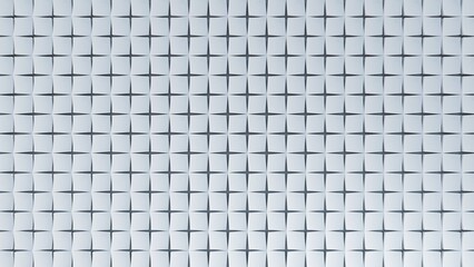white trapezoid backdrop seamless geometric pattern, 3d rendering 01