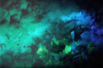 Fototapeta premium Impressionistic modern oil painting and sparkling wallpaper, color transitions, geometrics, volumetric kighting, sharp, hyperrealistic created with generative ai technology 