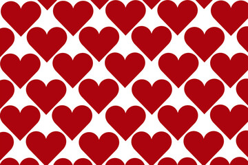 Naklejka na ściany i meble background pattern with hearts