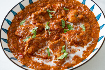 chicken tikka masala spicy curry meat food