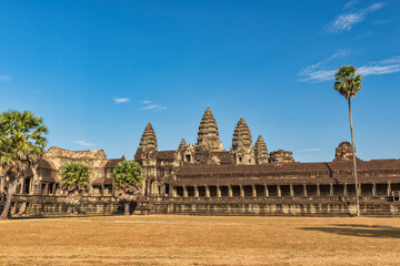 Siem Reap Cambodia, the famous Angkor Wat temple