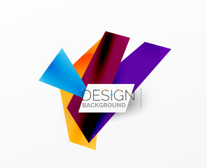 Background color abstract overlapping lines. Minimal composition vector illustration for wallpaper banner background or landing page