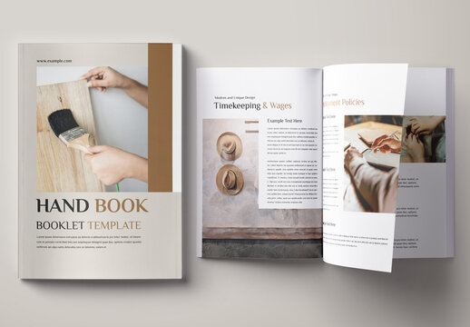 Hand Book Layout