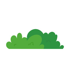 Obraz premium natural green grass bushes decorate environmental ecology cartoon scene
