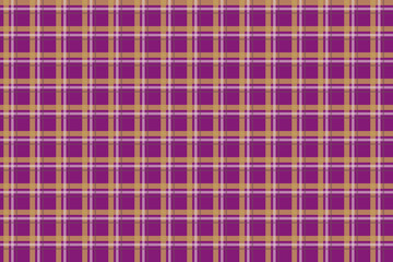 スコットランドの民族文化：タータンチェック（ラズベリー）